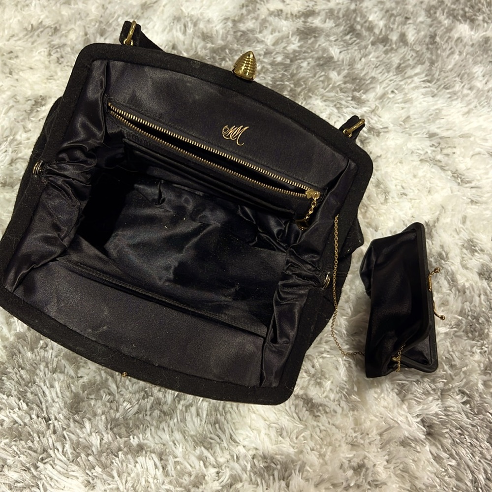VINTAGE MM morris handbag with attached coin purse